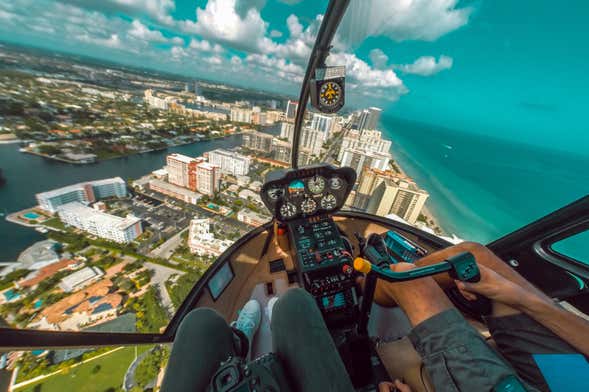 Passeio de helicóptero por Miami
